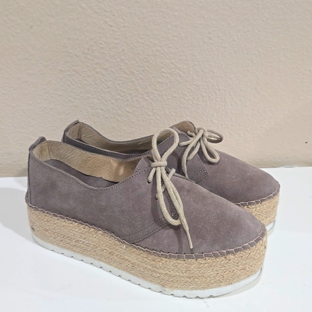 🪴 CASA HERNANZ SUEDE ESPADRILLES PLATFORMS SHOES